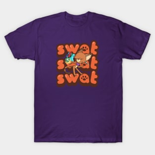 kittyswat Claire "Swat Swat Swat" T-Shirt